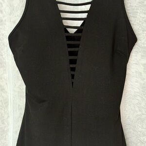 Elegant Black Sleeveless dress